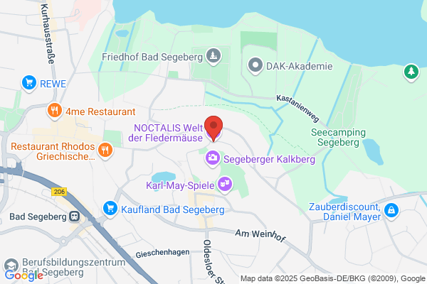 Noctalis - Welt der Fledermäuse - Erlebnisaustellung Kasse u. Information