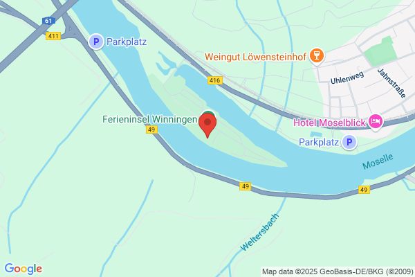 Insel Restaurant  Winninger Ferieninsel