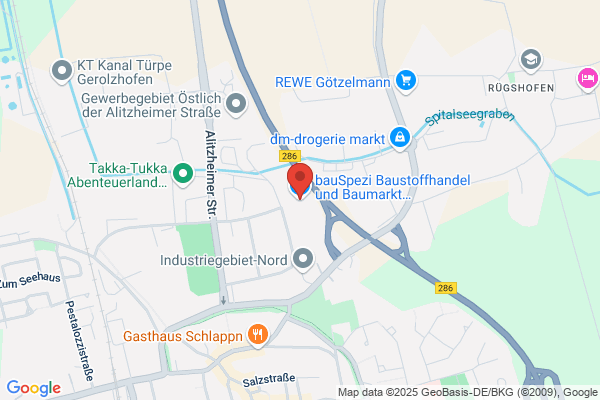 bauSpezi Baustoffhandel und Baumarkt Gerolzhofen
