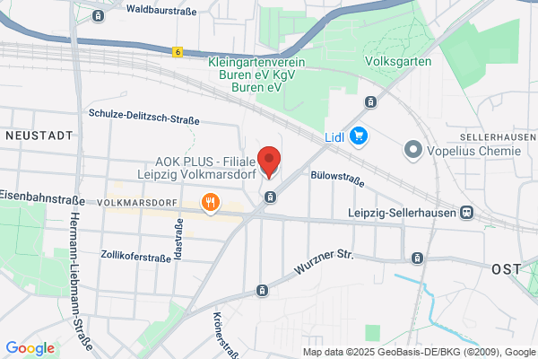 AOK PLUS - Filiale Leipzig Volkmarsdorf