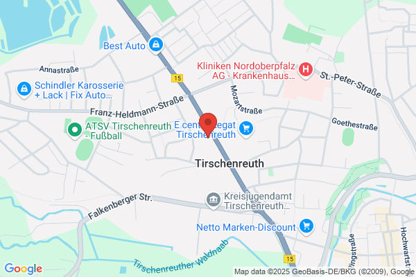 Volksbank Raiffeisenbank Nordoberpfalz eG Geschäftsstelle Tirschenreuth Mitterteicher Str.
