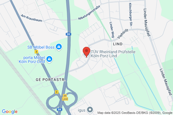 TÜV Rheinland Prüfstelle Köln-Porz-Lind