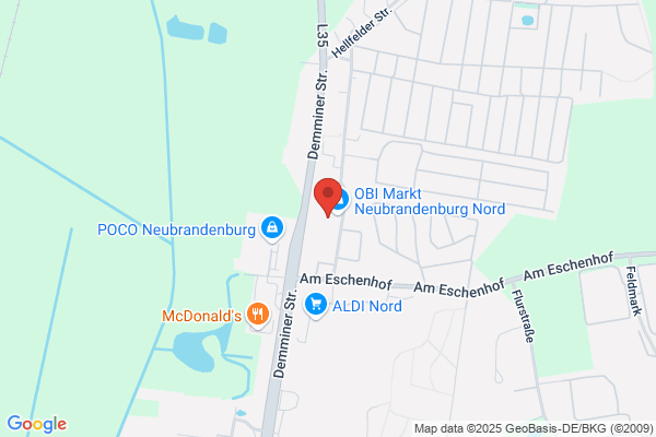 OBI Holzzuschnitt-Service im Markt Neubrandenburg Nord
