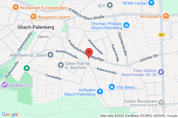 Geschlossene Geschäftsstelle