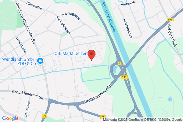 OBI Holzzuschnitt-Service im Markt Uelzen