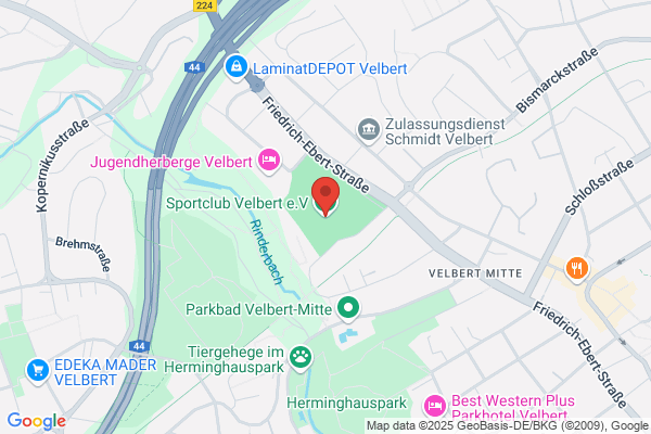 Sportclub Velbert e.V.        Sportanlage Christuskirche