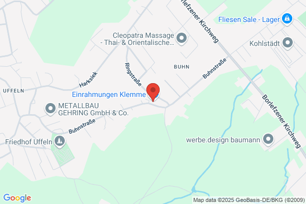 Einrahmungen Klemme