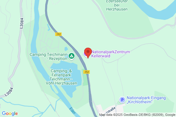 Restaurant Gastraum im Nationalparkzentrum