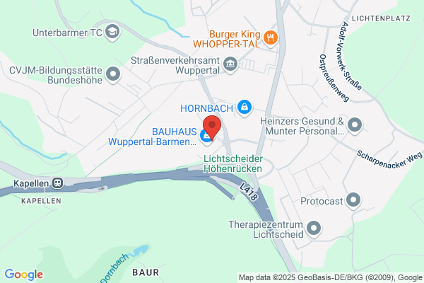 BAUHAUS Wuppertal-Barmen (Lichtscheid)