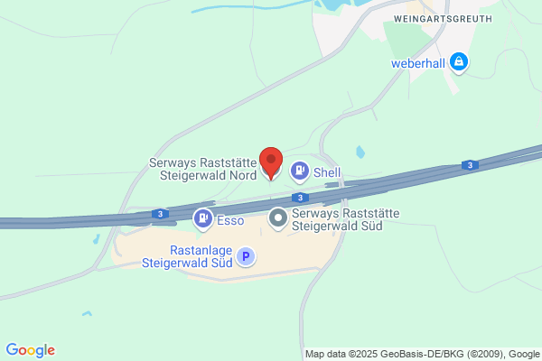 Tank + Rast Raststätte Steigerwald Nord, An der A3