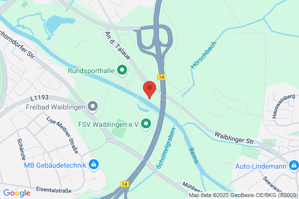 Rundsporthalle Oberer Ring der Stadt Waiblingen