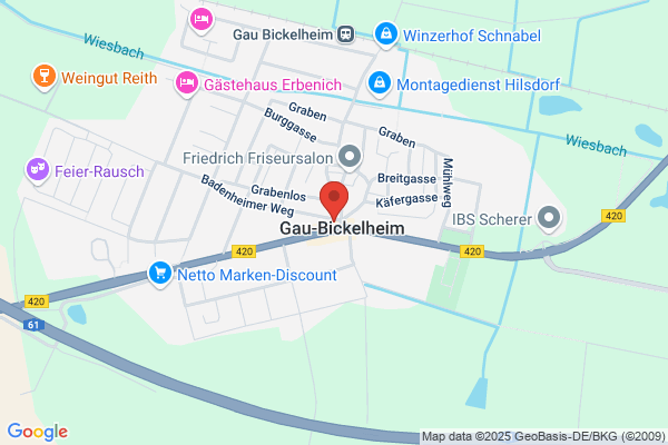Volksbank Darmstadt Mainz, SB-Stelle Gau-Bickelheim