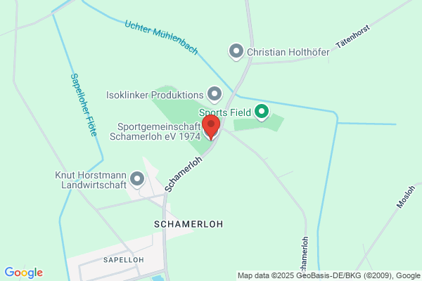 Sportgemeinschaft Schamerloh e.V. Sportplatz Abt.Fußball Abt.Tennis