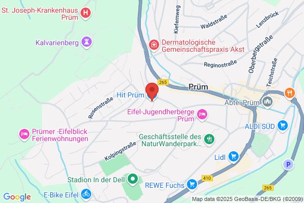 Reisebüro Prümer Tücks im Hit Markt