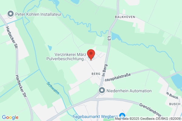 Pulverbeschichtung Verzinkerei März