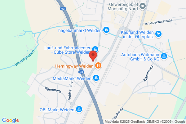 Vermittlung für alle Polizeidienststellen in Weiden