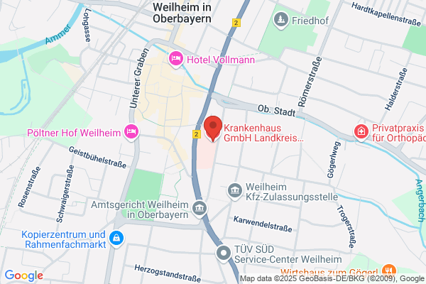 Krankenhaus Weilheim-Krankenhaus GmbH Landkreis Weilheim-Schongau