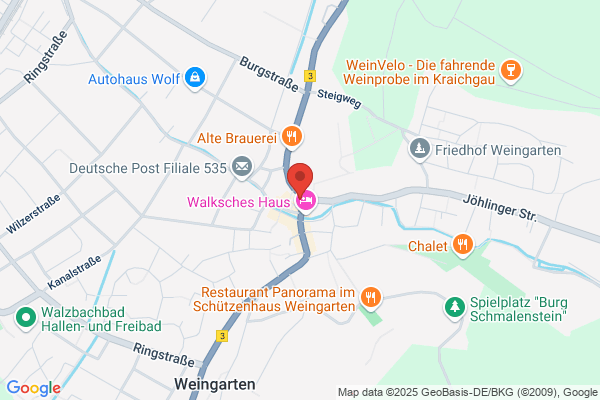 Gemeindeverwaltung Weingarten, Zentrale