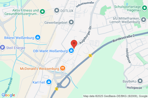 OBI Farbmisch-Service im Markt Weißenburg
