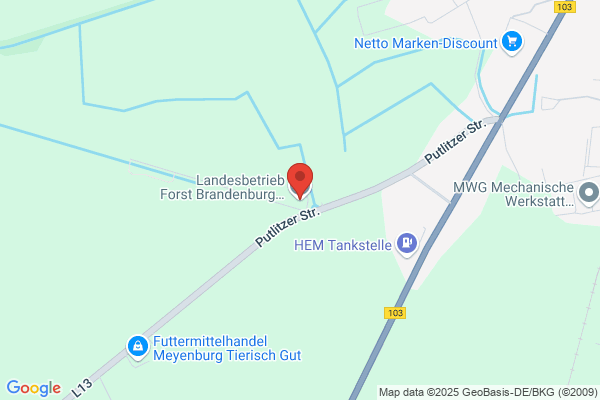 Landesbetrieb Fost Brandenburg Revier Stepenitz