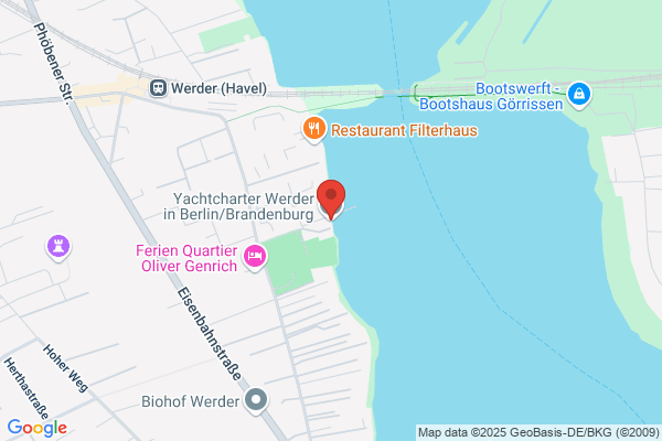 Yachtcharter Werder in Berlin/Brandenburg
