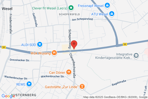 Geschlossene Geschäftsstelle