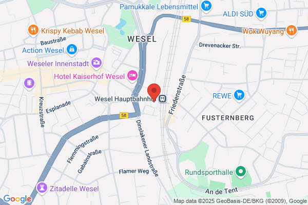 RVN Regionalverkehr Niederrhein Regiocenter Wesel