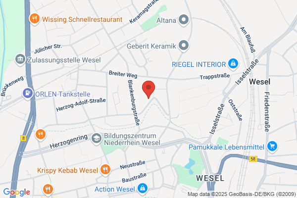 Ferienwohnung in Wesel Am Nordglacis