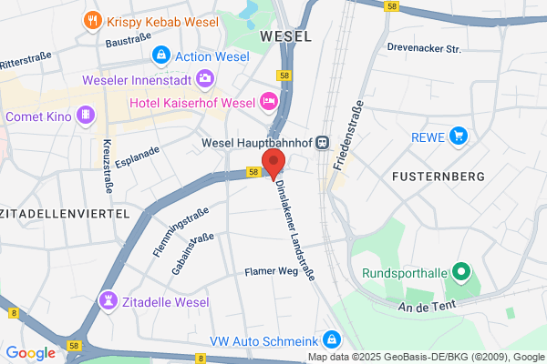Tankstelle am Supermarkt