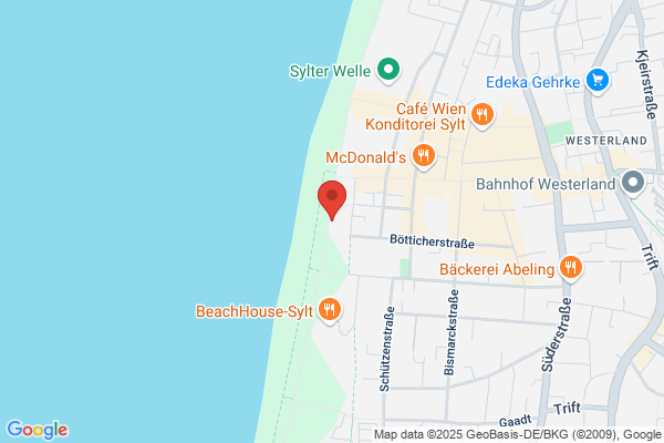 Badezeit Café Bistro Strandpromenade Westerland