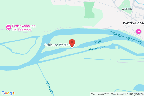Wasser- und Schifffahrtsamt Magdeburg, Schleuse Wettin