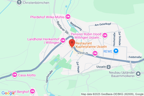 Kupferpfanne Usseln Fam. Götz