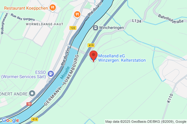Moselland eG Winzergen. Kelterstation