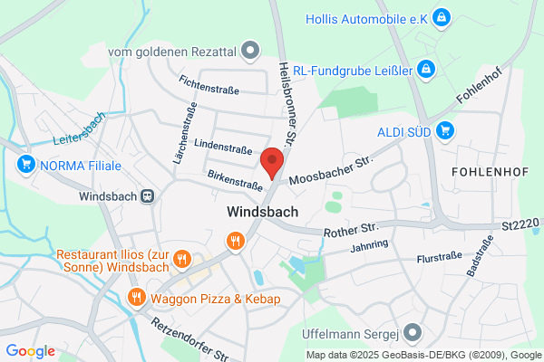 Reisefundgrube Zentrale Windsbach