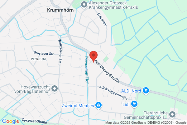 Erster Entwässerungsverband Emden Sitz Pewsum Pegel Norderriede