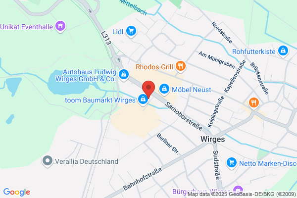 Supermarkt Tankstelle