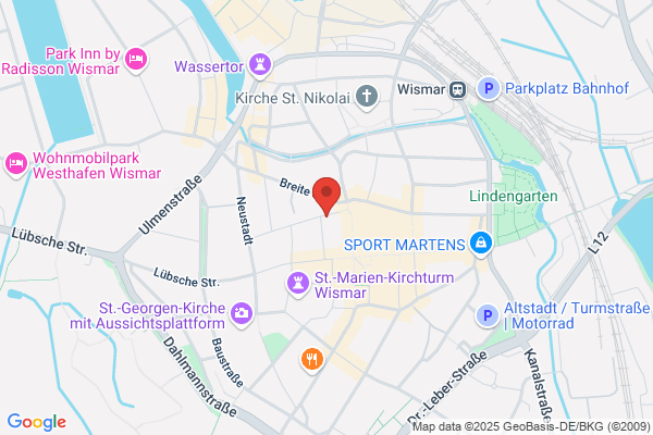 Parkplatz GALERIA Wismar