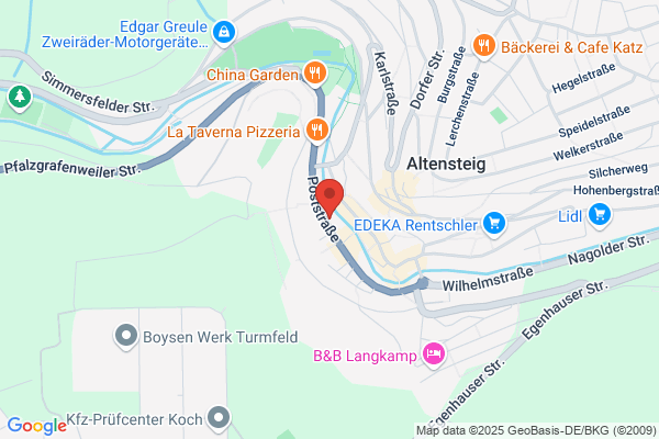 Wirtshaus zum Grünen Baum Altensteig