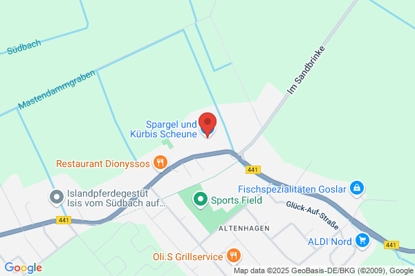 Spargel- u. Kürbisscheune