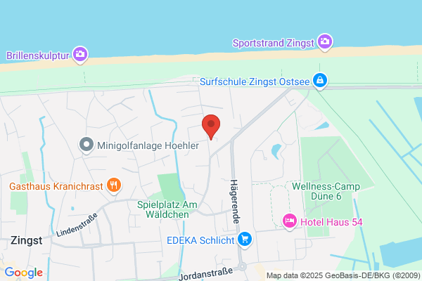 Ferienwohnung Nr.1 in der Birkenstraße 14 im Ostseeheilbad Zingst