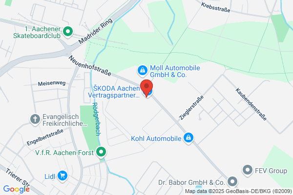 ŠKODA Aachen Vertragspartner - Jacobs Automobile Neuenhofstrasse GmbH