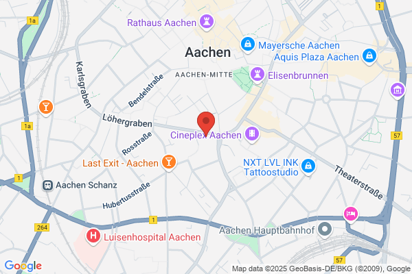 Die Biobäcker Filiale Aachen mit Cafébereich
