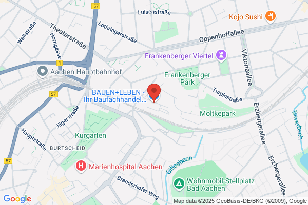 BAUEN+LEBEN - Ihr Baufachhandel Aachen-Frankenberg | Boendgen - Baustoffe Bedachungsartikel GmbH