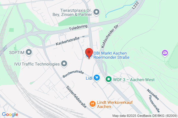 OBI Gartencenter Aachen, Roermonderstr.