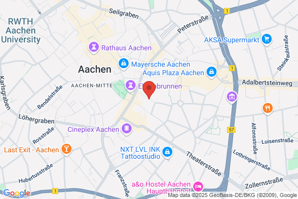 Einkaufszentrum Aachen -  Ihr Elisengalerie Shopping Center gegenüber dem Elisenbrunnen