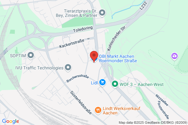 OBI Mietgeräte und Werkzeugverleih Aachen, Roermonderstr.
