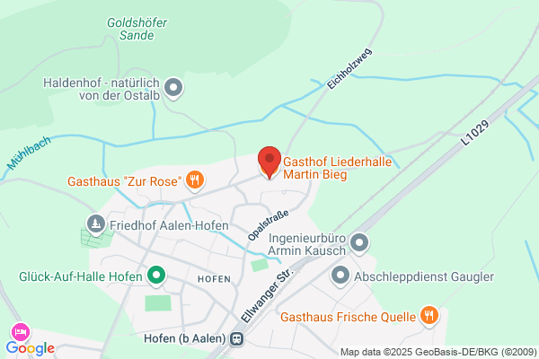 Bieg Martin Gasthof Liederhalle Hofen