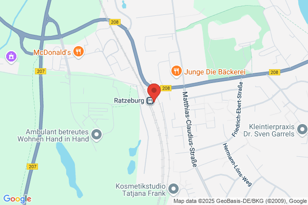 Draisinenvermietstation am Bahnhof
