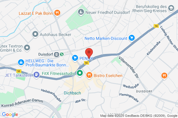 Volksbank Köln Bonn eG, SB-Standort im Regionalcenter Bonn-Duisdorf