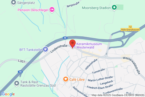 Café - Restaurant im Keramikmuseum